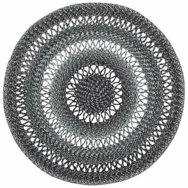 Safavieh 3 x 3 ft. Cape Cod Round Area Rug, Charcoal CAP221H-3R